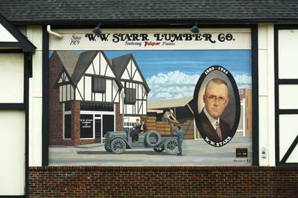 Starr Lumber Co., full mural